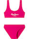 Pepe Jeans Παιδικό Μαγιό Σετ Deep Fuchsia