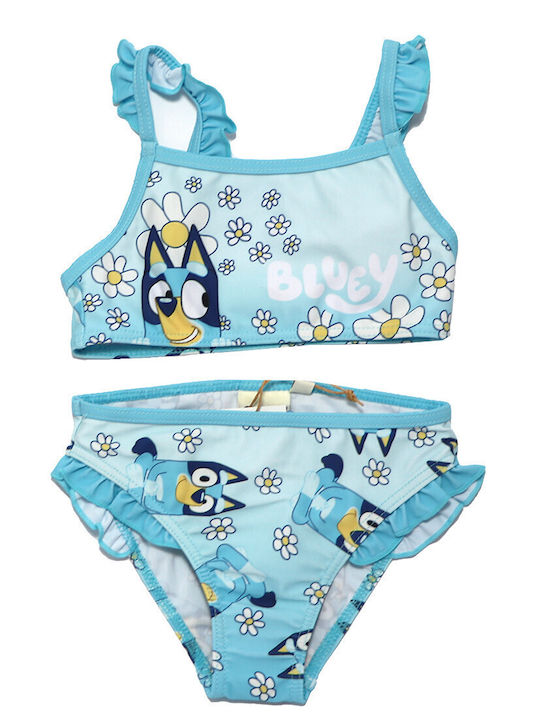 Bluey Kinder Badebekleidung Bikini Hellblau