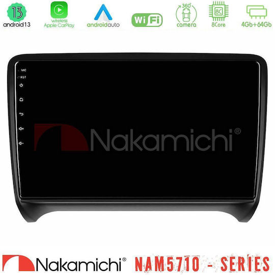 Nakamichi Car Audio System for Audi TT 2006-2013 Bluetooth USB WiFi GPS Apple CarPlay Android Auto with 9" Touch Screen