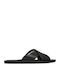 Leather Men's Sandals in Black Colour