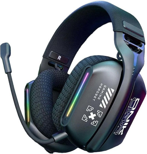 Onikuma GT808 Căști Gaming Wireless Over Ear cu Conectare Bluetooth / USB
