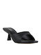 Mules With High Heel In Black Colour