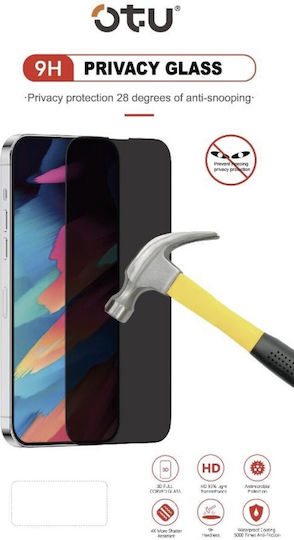 3D Privacy Full Face Tempered Glass (iPhone 17e / 16e / 14 / 13 / 13 Pro) GZ24790