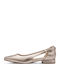 Damen Ballerinas Gold