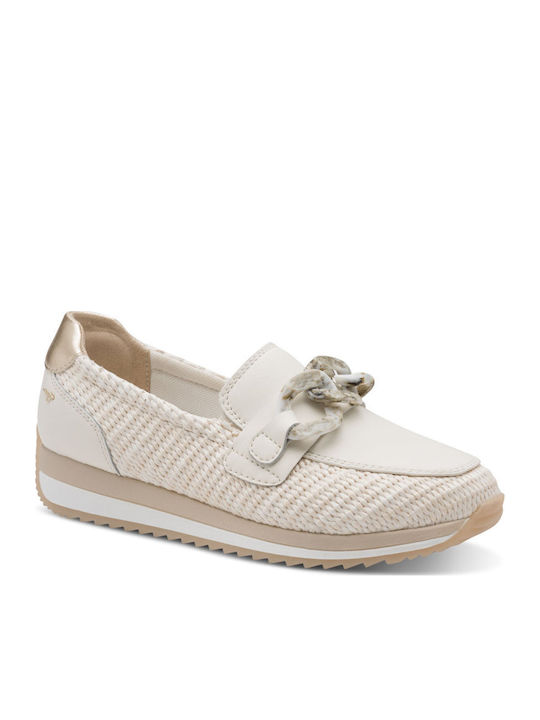 Tamaris Γυναικεία Loafers σε Μπεζ Χρώμα