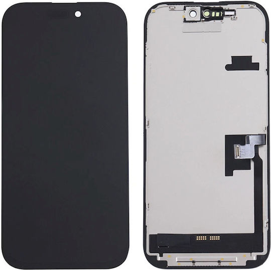 Ersatzbildschirm mit Touch-Mechanismus für iPhone 16 Pro Schwarz