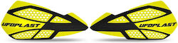 UFO Protective Motorcycle Handguards in Yellow Colour
