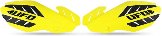 UFO Protective Motorcycle Handguards in Yellow Colour