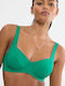Mix & Match Summer W Sd Bikini Σουτιέν Floral Palm Green