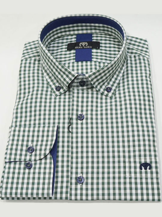 Μακρυμάνικo Πουκάμισο White/green