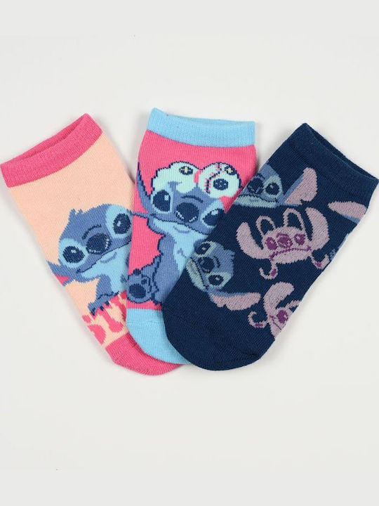 Disney Kids' Socks Stich Pink