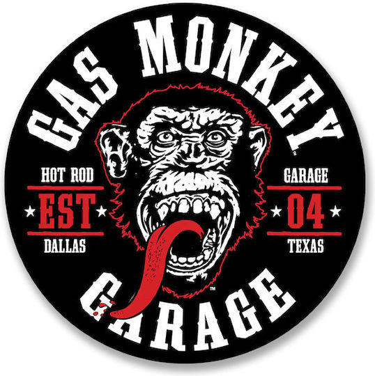 Gas Monkeys Garage Стикер Round Seal Sticker