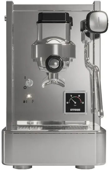 Stone Lite Premium Μηχανή Espresso 1000W Ασημί