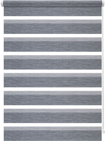 Gardinia Rollos zur partiellen Blackout Doppelt Grau P120xH150cm