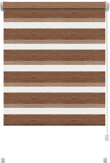 Gardinia Roller Blinds Partial Blackout Double Brown W120xH150cm