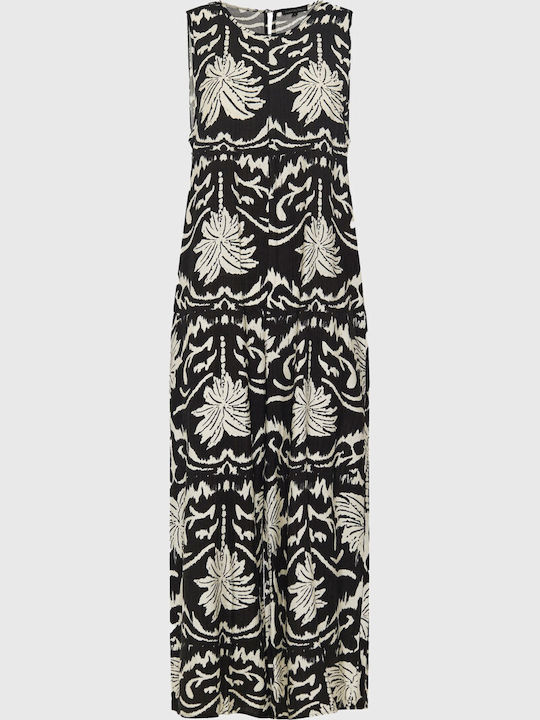 Funky Buddha Women's Sleeveless Jumpsuit Black