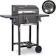 Smartic Stainless Steel Charcoal Grill with Thermometer 31.5x31.5cm