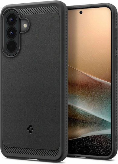Spigen Robuste Armor Umschlag Rückseite Silikon Schwarz Galaxy A37