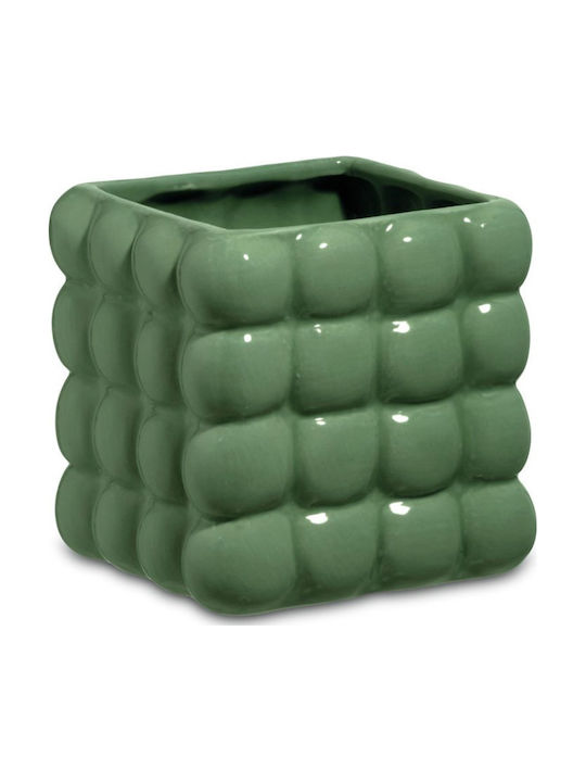 Likò Italia Multicolour Ceramic Plant Pot 11.5x11.5x11.5cm