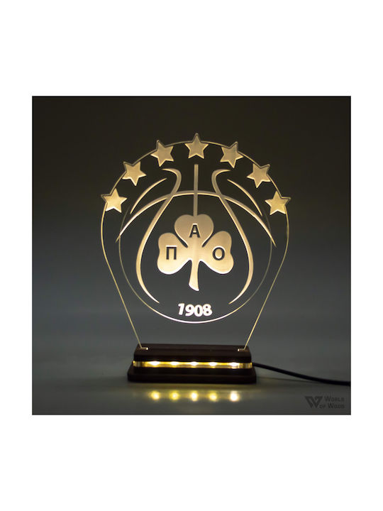 World of Wood Decorative Table Lamp Basketball ...