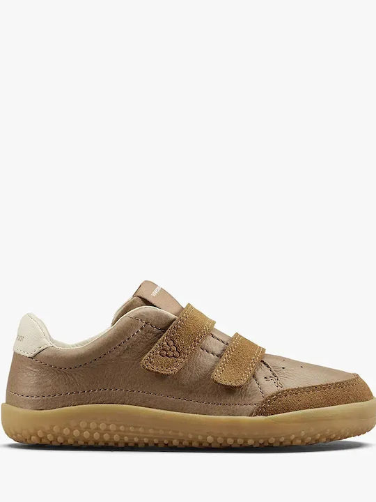 Παιδικά Sneakers με Σκρατς Καφέ