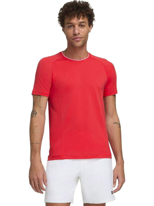 Wilson Team Seamless Crew Μπλούζα Κόκκινη