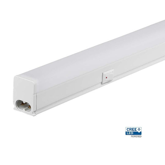 LED Unterbauleuchte Küchenarbeitsplatte mit Schalter T5 60cm 7W V-tac Cree Chip 700lm Kühles Weiß 6500K 6 Jahre Garantie 216946