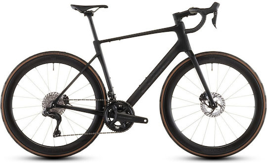 CUBE Attain C:62 28" 2026 Schwarzes Straßenfahrrad mit Geschwindigkeiten