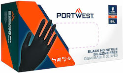 Portwest Nitrile Gloves in Black Colour 100 Pieces