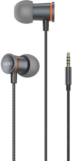 Vidvie In-ear Handsfree Ακουστικά με Βύσμα 3.5mm Μαύρο