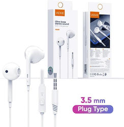 Vidvie In-Ear Freisprecheinrichtung Kopfhörer mit 3,5 mm Stecker Weiß Vidvie In-Ear Freisprecheinrichtung Kopfhörer mit 3,5 mm Stecker Weiß