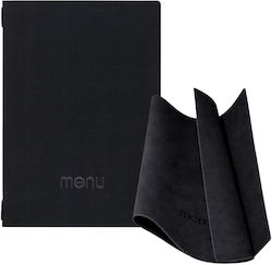 Next Next Menu Holder Leather in Black Colour 2...