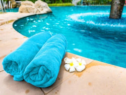 Hotelhandtücher Pool Türkis