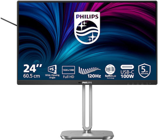 Philips 24B2U4301/00 IPS Monitor 23.8" FHD 1920x1080 mit Reaktionszeit 4ms GTG