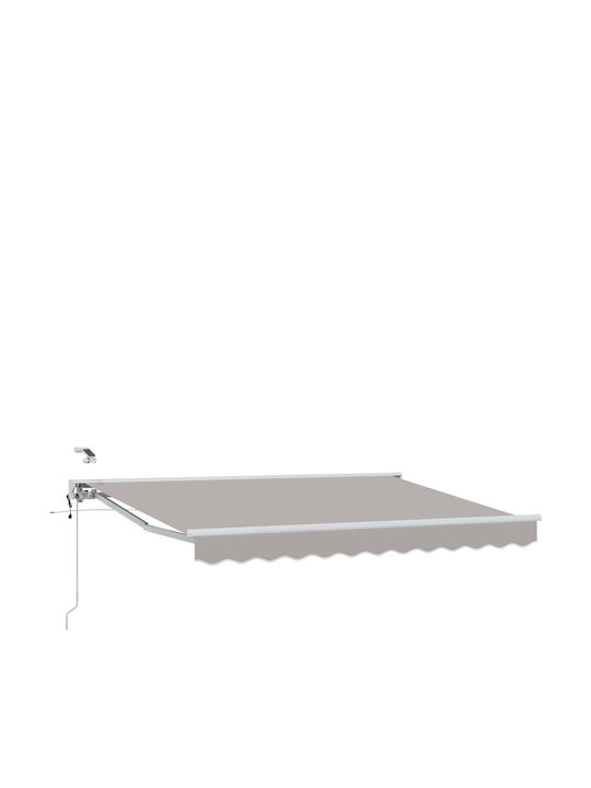 vidaXL Cort Terasă Gri 3x2.5m