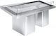 Niki Inox Fish Display H92xW188xL90cm CCVI.F2188A