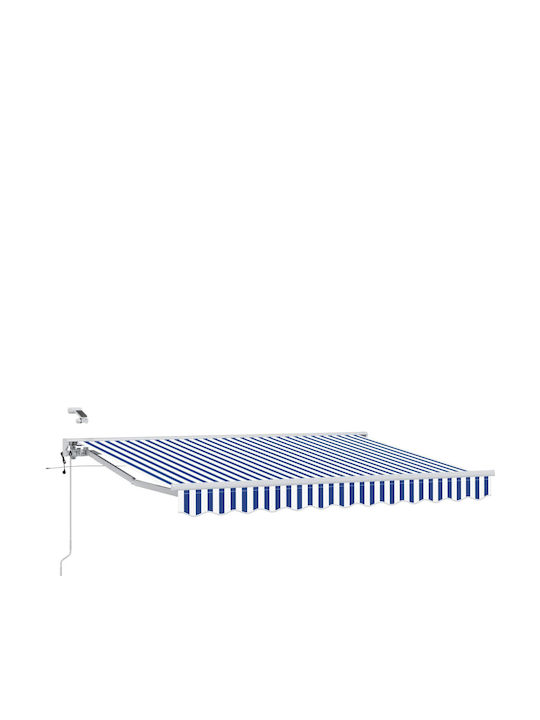 vidaXL Cort Terasă Albastru 3x2.5m