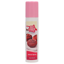 Dark Brown Velvet Food Coloring Spray 100ml Funcakes Dark Brown Velvet Food Coloring Spray 100ml Funcakes