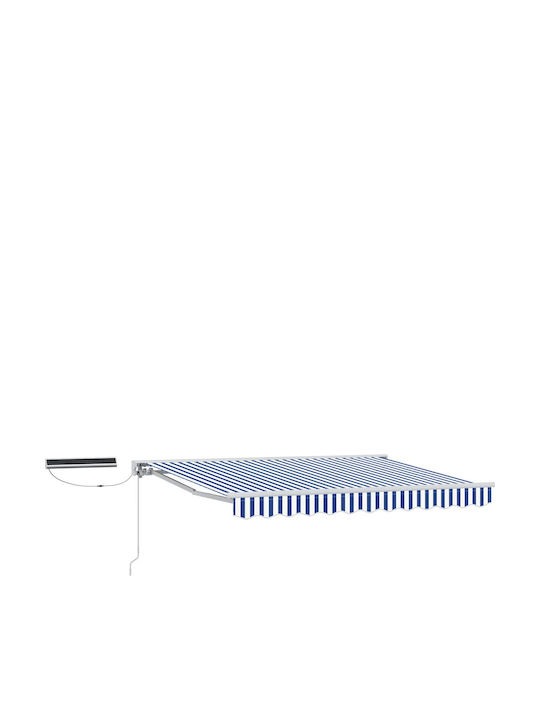 vidaXL Cort Terasă Albastru 3.5x2m