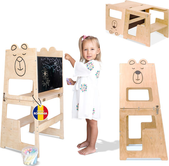 Măsuță Pentru Copii Din Lemn Bej BT-4-PLAY_05 Farnora Decor