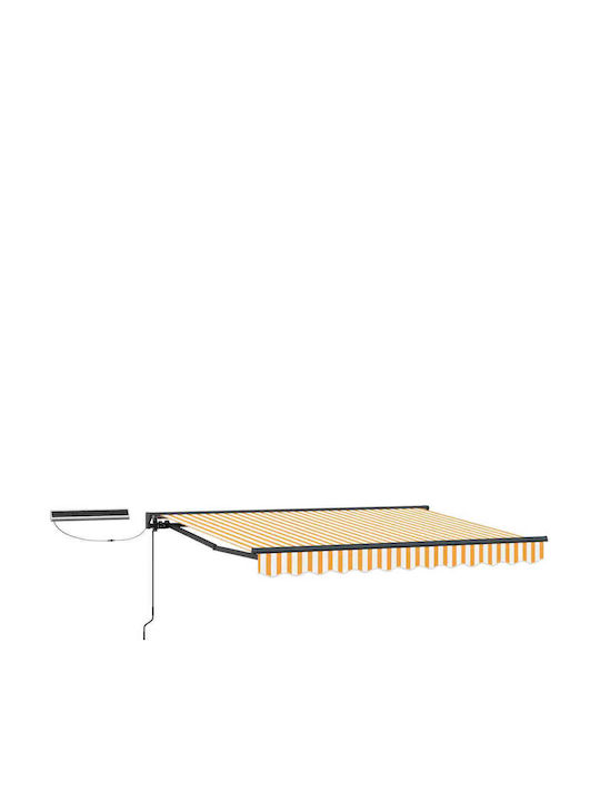 vidaXL Terrasse Zelt Gelbe 3.5x2.5m