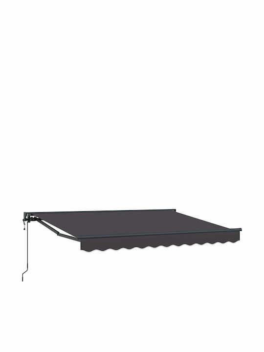 vidaXL Cort Terasă Gri 3.5x2m