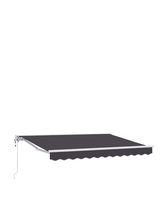 vidaXL Τέντα Βεράντας Γκρι 3x2.5m