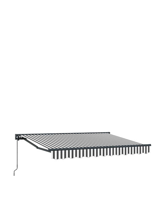 vidaXL Τέντα Βεράντας Γκρι 3.5x2m