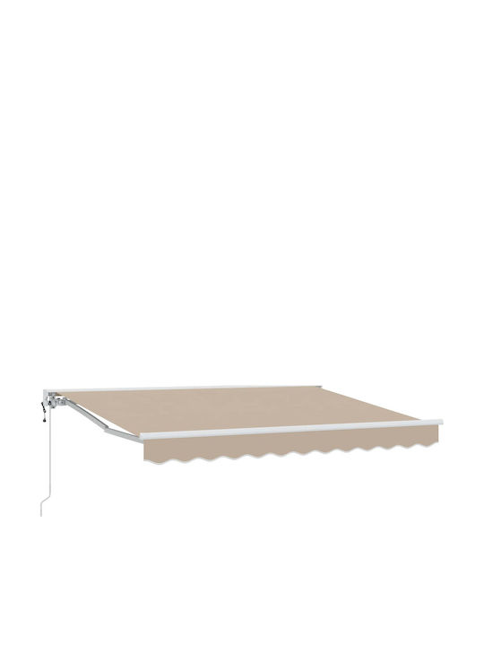vidaXL Pavillon Terrasse Beiges 3,5x2,5m
