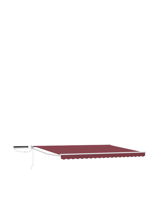 vidaXL Pavillon Terrasse Burgundisch 5x3m