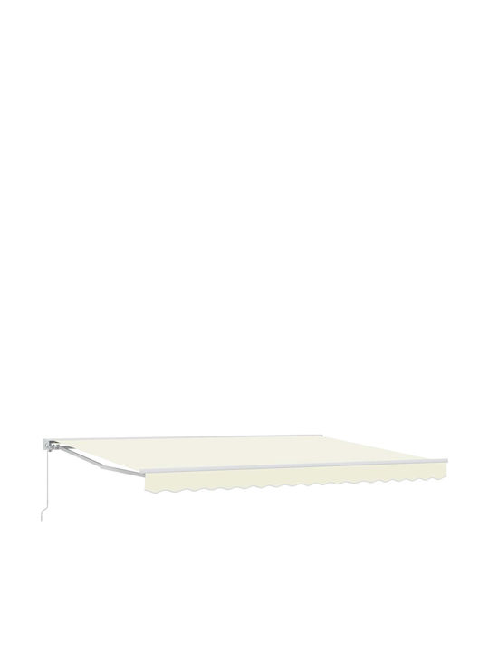 vidaXL Markise Terrasse Beige 4x3m
