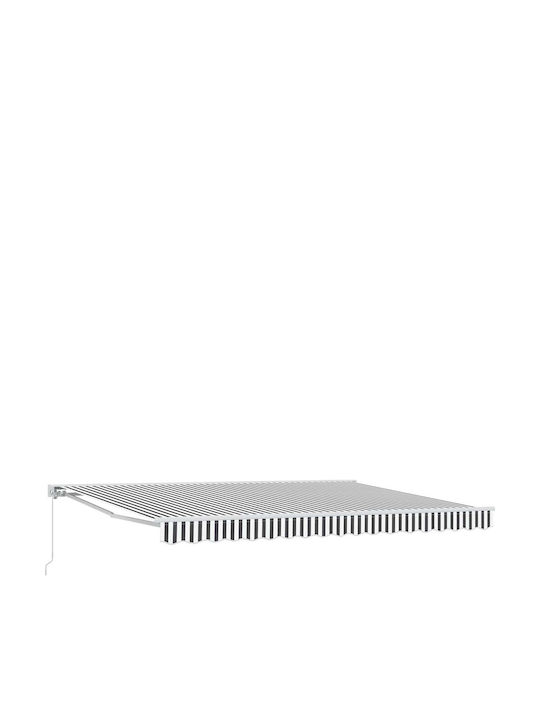 vidaXL Pavillon Terrasse Grau 5x3m