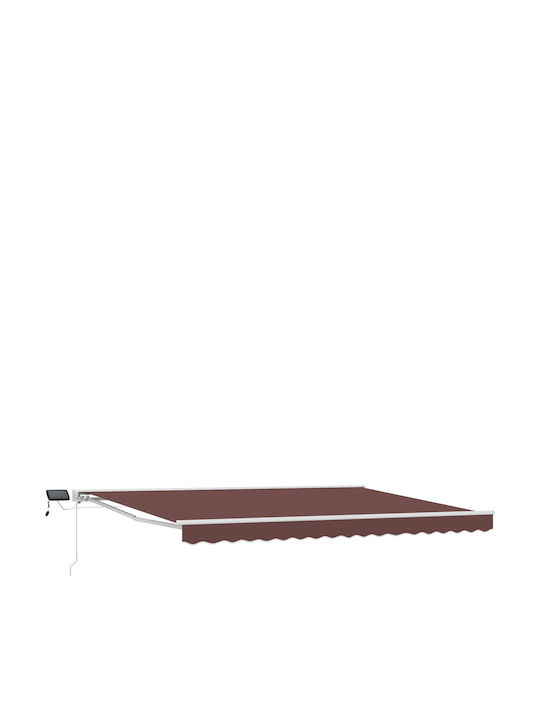 vidaXL Terrasse Zelt Braune 4x3m
