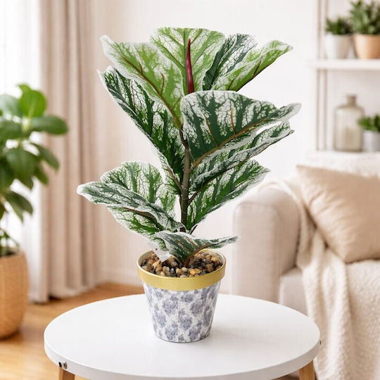 Τεχνητό Διακοσμητικό Φυτό Ficus Lyrata Γλάστρα 42cm Galifas 551052 Galifas